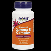 Gamma E Komplex Vitamin E gemischte Tocopherole und Tocotrienole 60 Kapseln NOW FOODS